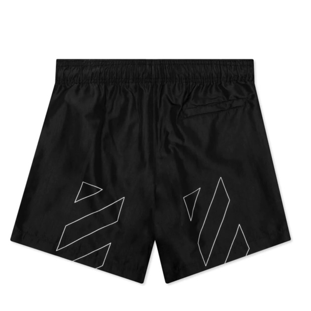 OFF-WHITE C/O VIRGIL ABLOH
DIAG OUTLINE SWIMSHORTS - BLACK/WHITE